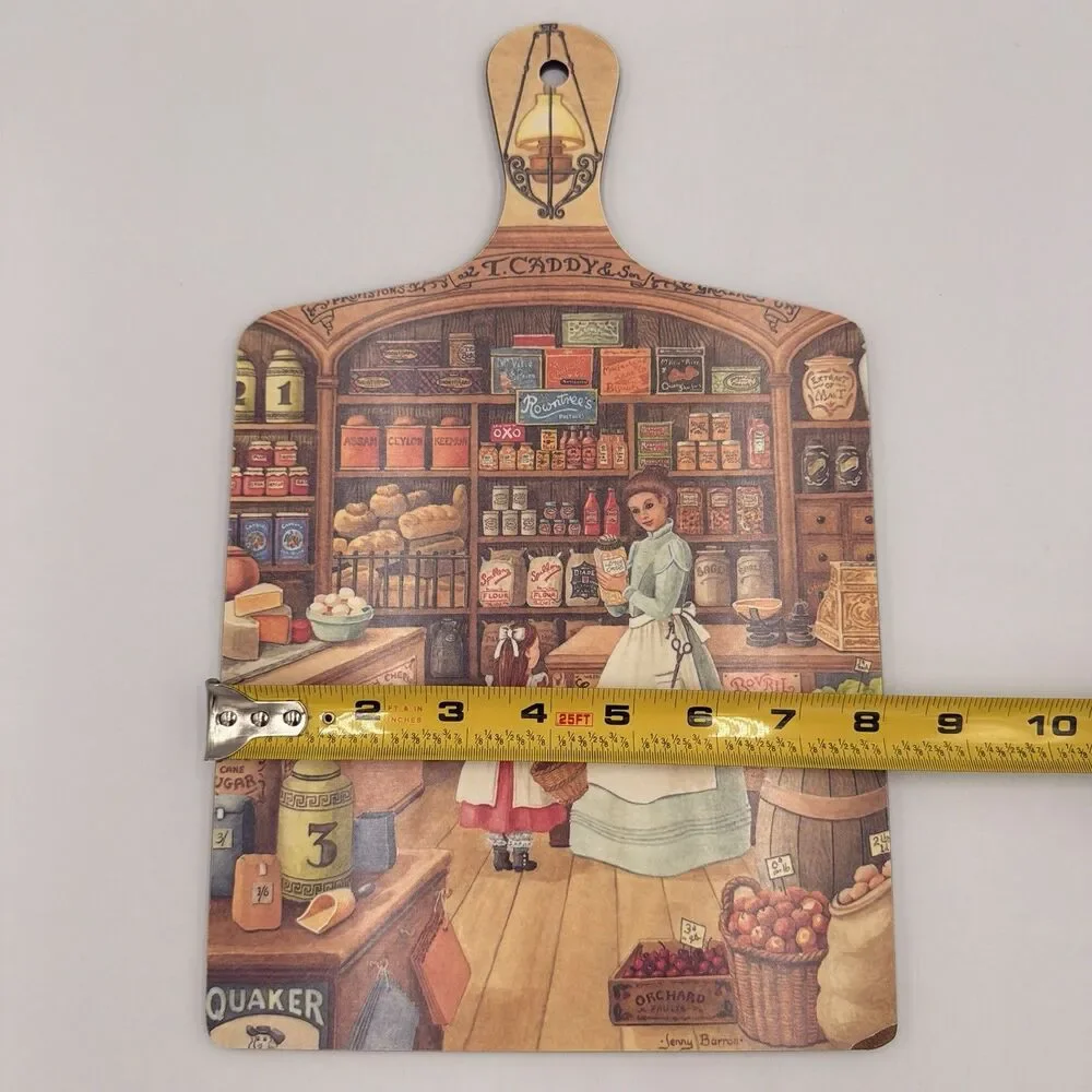 Wilscombe Melamine T Caddy & Son Cutting Board Jenny Barron England 13x8 Vintage
